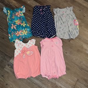 12 month baby girl rompers